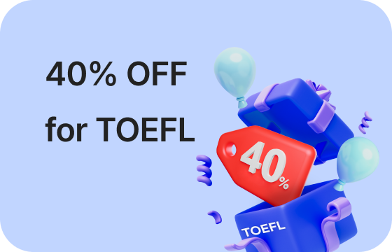 7-Day Deal – 40% Off for TOEFL Membership image